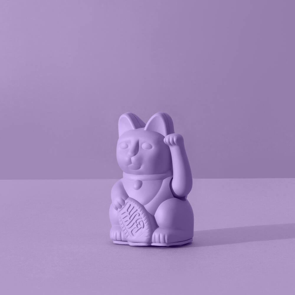 Maneki-Neko kat, mini - lilla